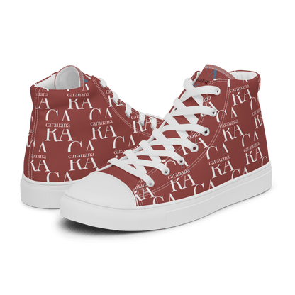CARAUANA Hip Hop canvas shoes Brown Branded Carauana Store