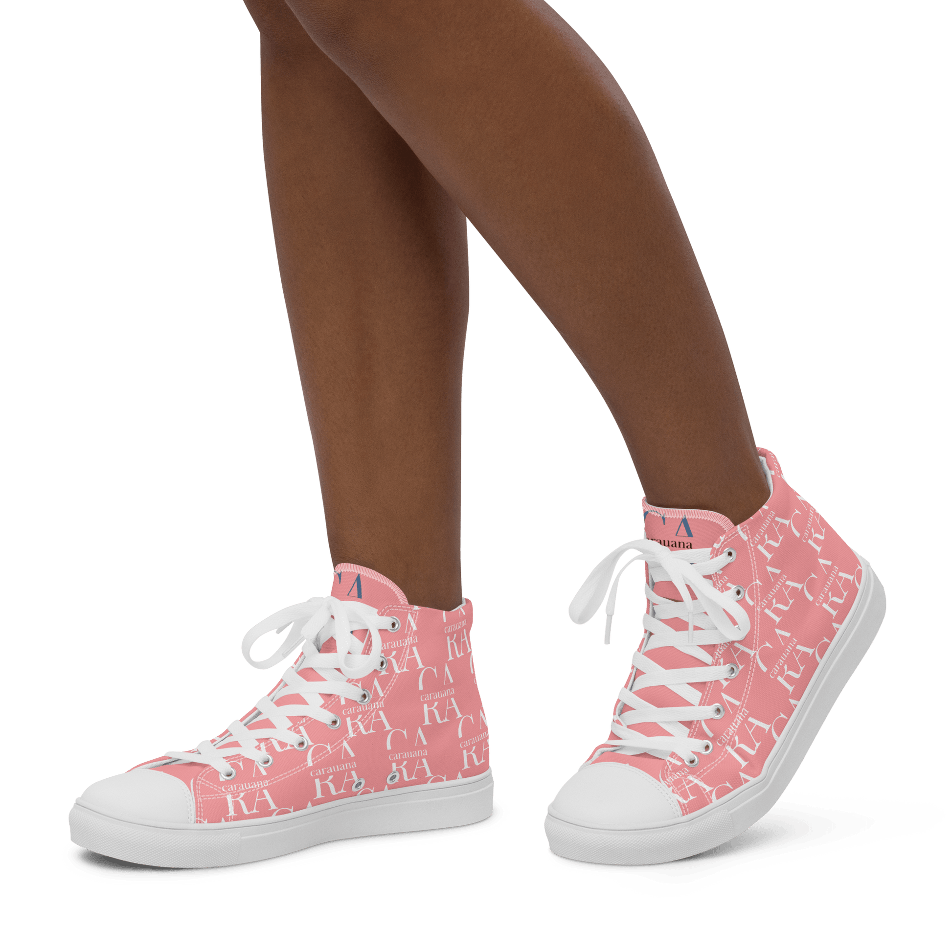 CARAUANA Hip Hop canvas shoes Pink Branded Carauana Store