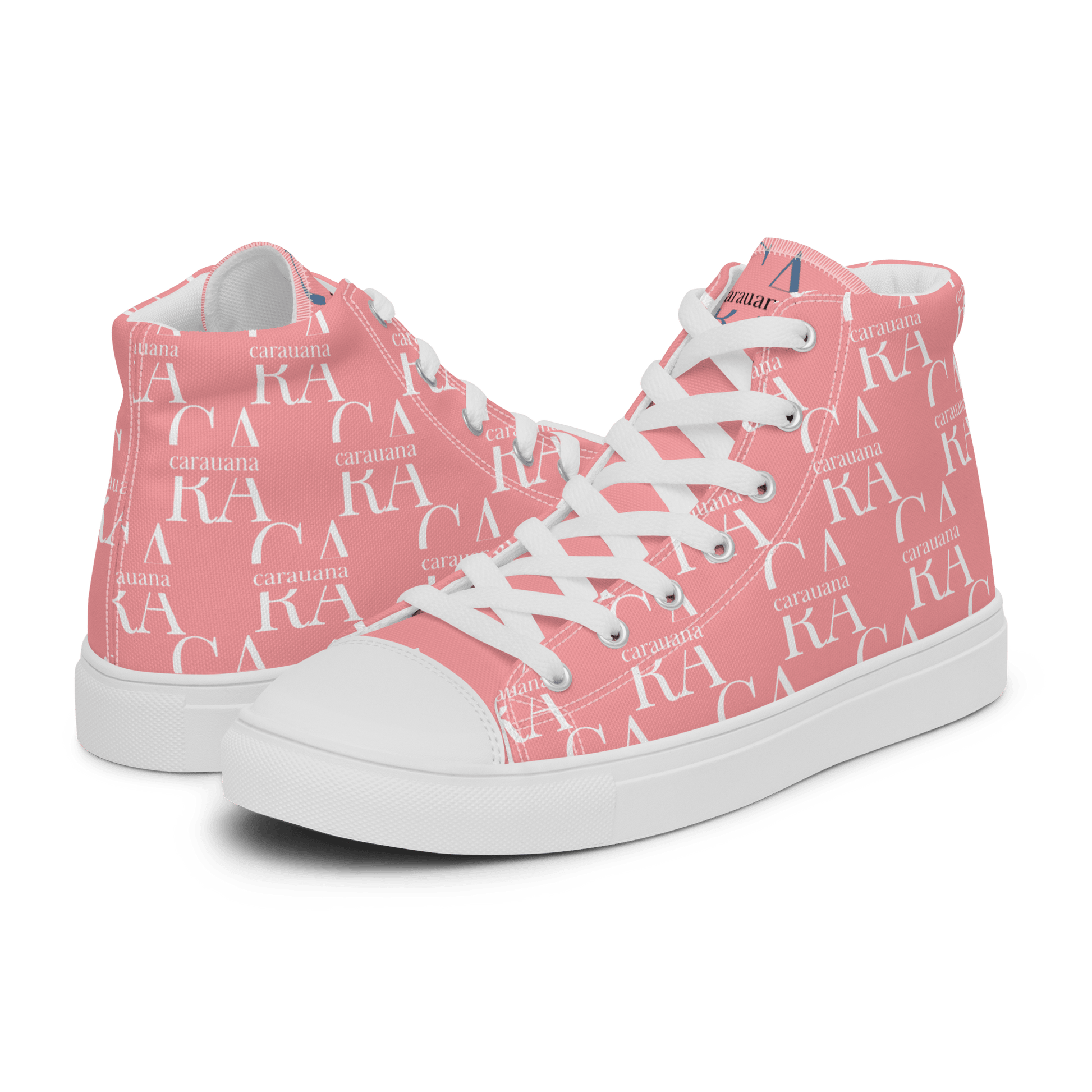 CARAUANA Hip Hop canvas shoes Pink Branded Carauana Store
