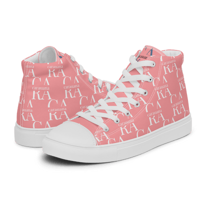 CARAUANA Hip Hop canvas shoes Pink Branded Carauana Store