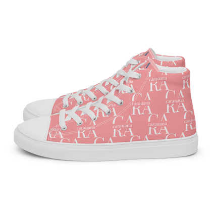 CARAUANA Hip Hop canvas shoes Pink Branded Carauana Store