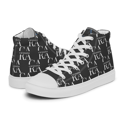 CARAUANA Hip Hop canvas shoes black Branded Carauana Store