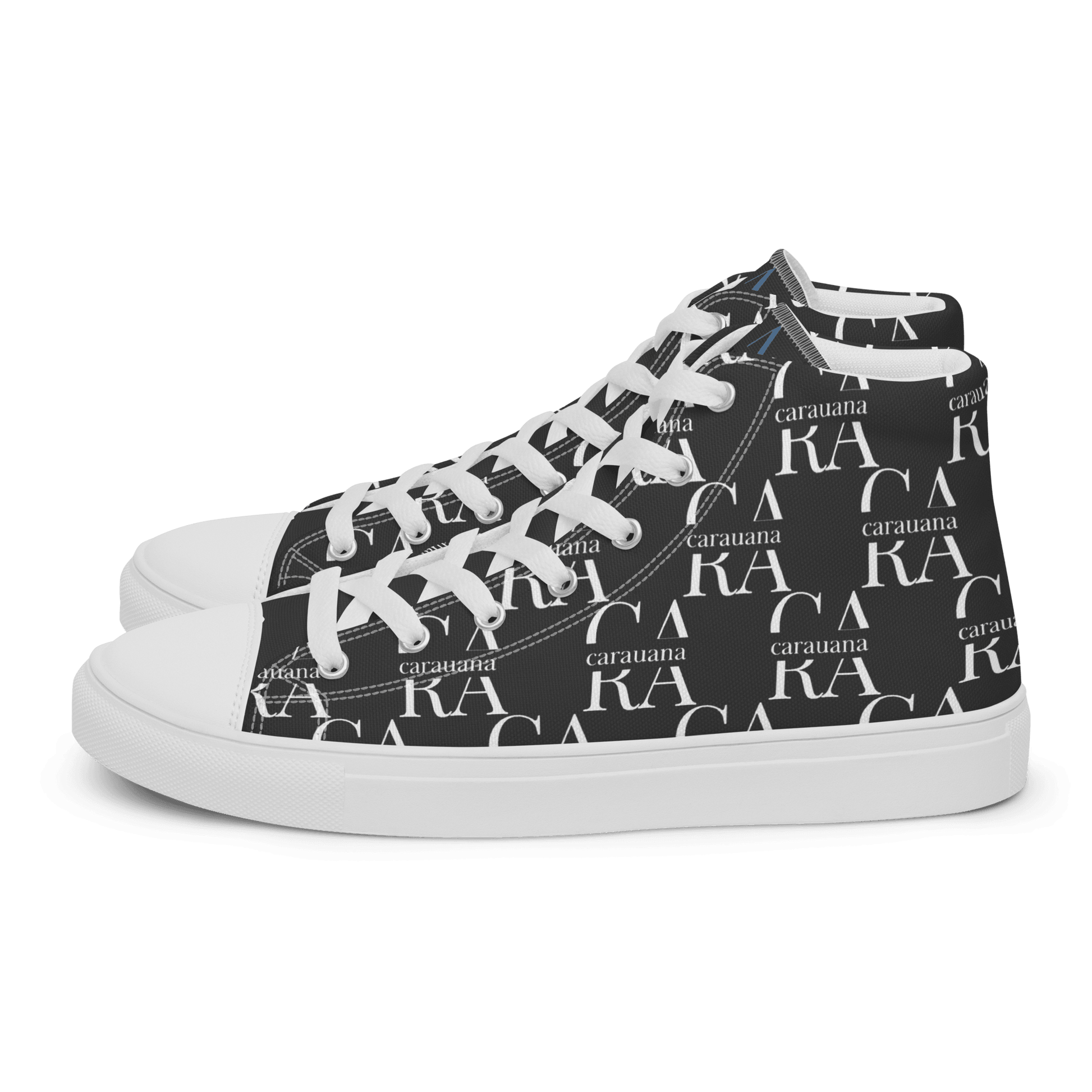 CARAUANA Hip Hop canvas shoes black Branded Carauana Store