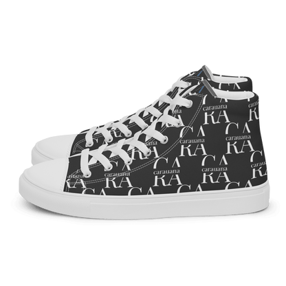 CARAUANA Hip Hop canvas shoes black Branded Carauana Store