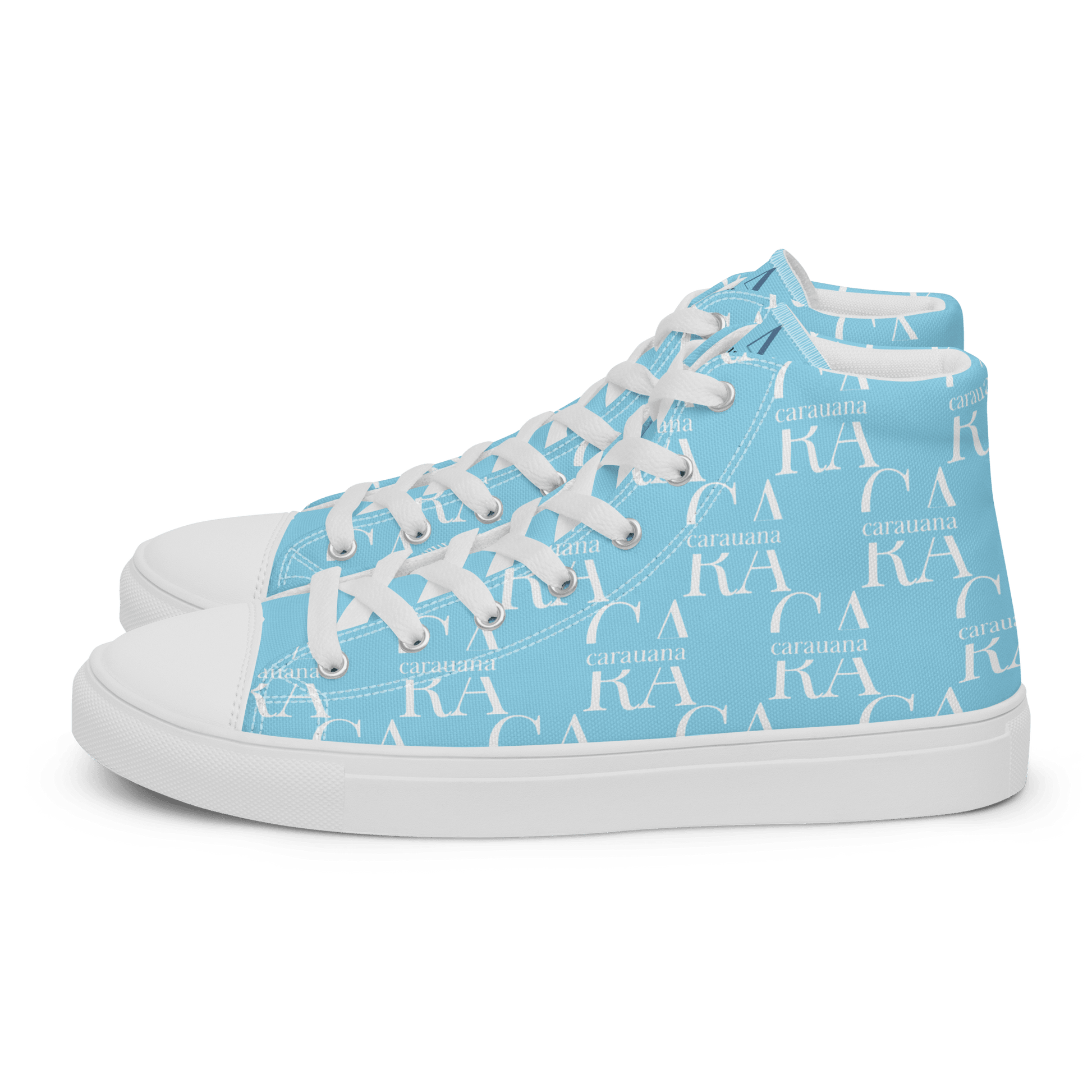 CARAUANA Hip Hop canvas shoes sky blue Branded Carauana Store