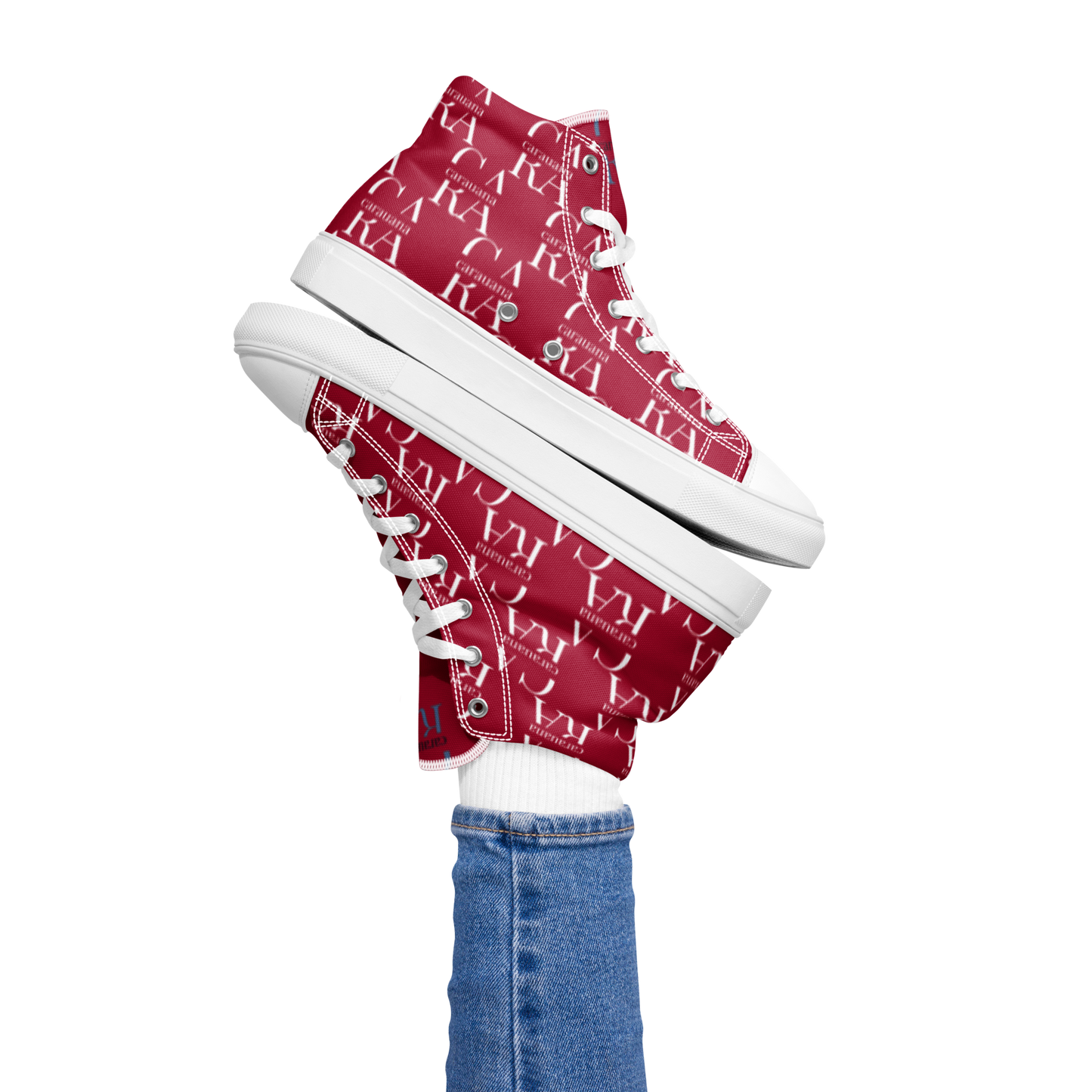CARAUANA Hip Hop canvas shoes hot Red Branded Carauana Store