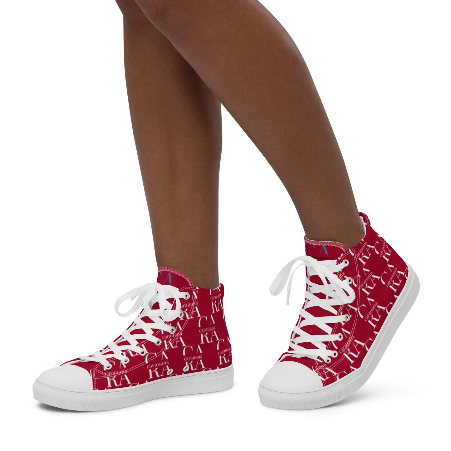 CARAUANA Hip Hop canvas shoes hot Red Branded Carauana Store