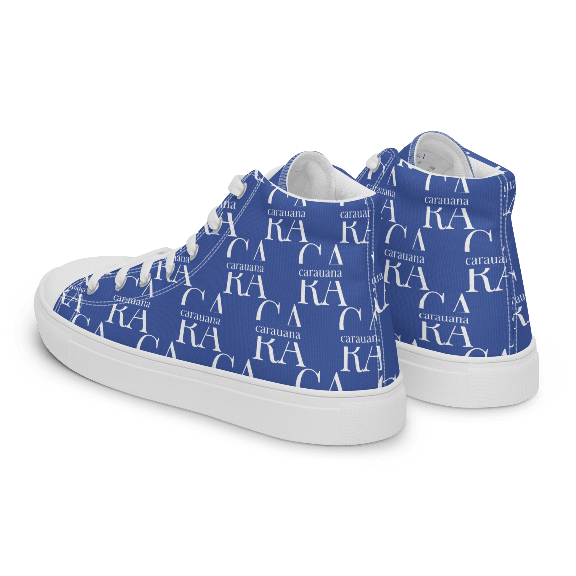 CARAUANA Hip Hop canvas shoes Blue Branded Carauana Store