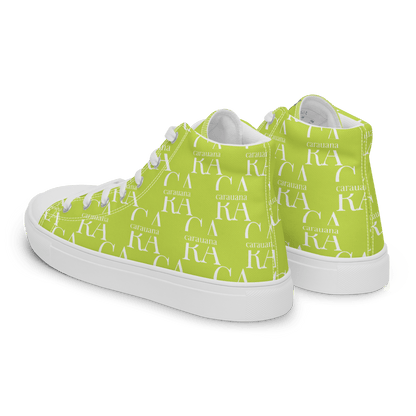 CARAUANA Hip Hop canvas shoes Lemon Branded Carauana Store