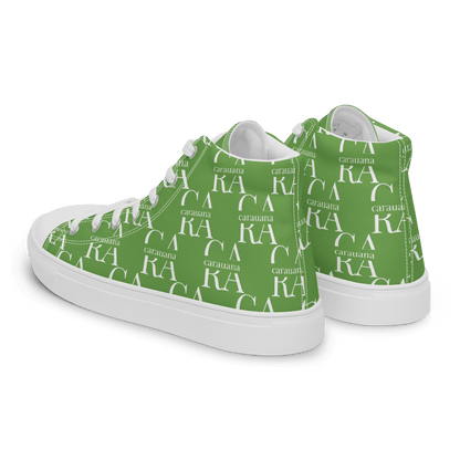 CARAUANA Hip Hop canvas shoes Green Branded Carauana Store