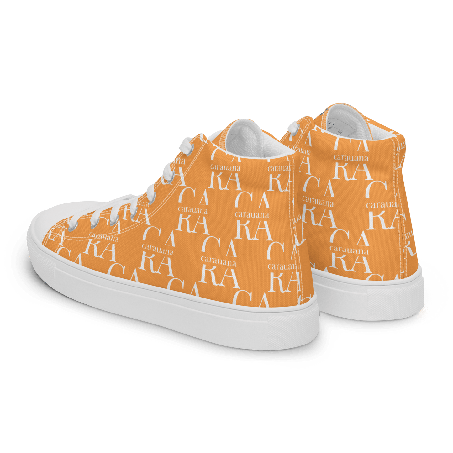 CARAUANA Hip Hop canvas shoes Orange Branded Carauana Store