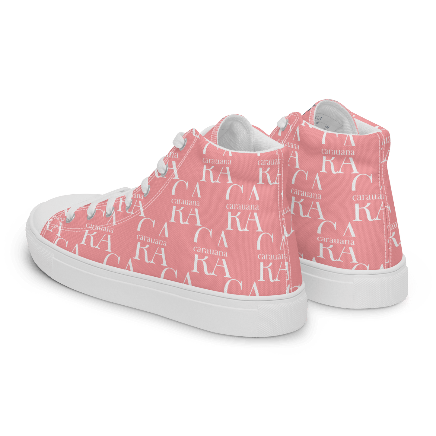 CARAUANA Hip Hop canvas shoes Pink Branded Carauana Store