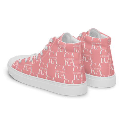 CARAUANA Hip Hop canvas shoes Pink Branded Carauana Store