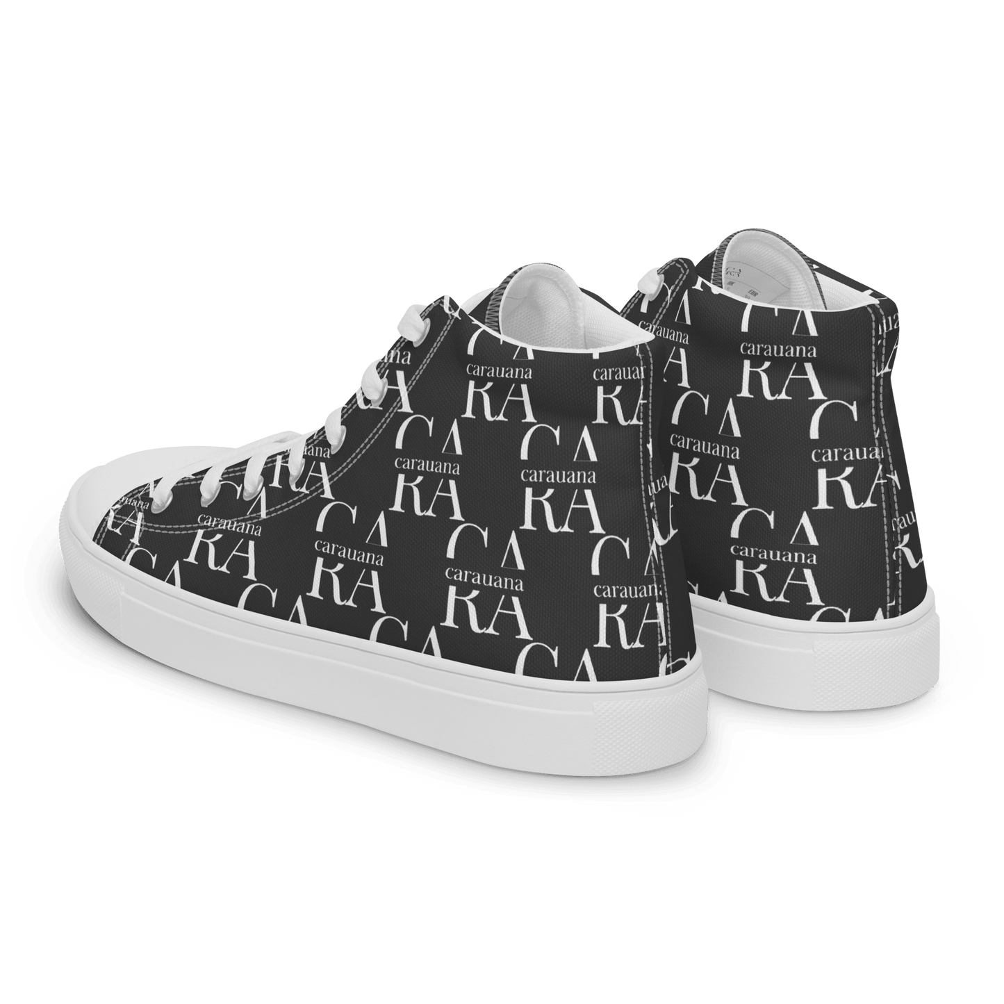 CARAUANA Hip Hop canvas shoes black Branded Carauana Store