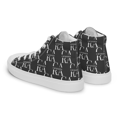 CARAUANA Hip Hop canvas shoes black Branded Carauana Store