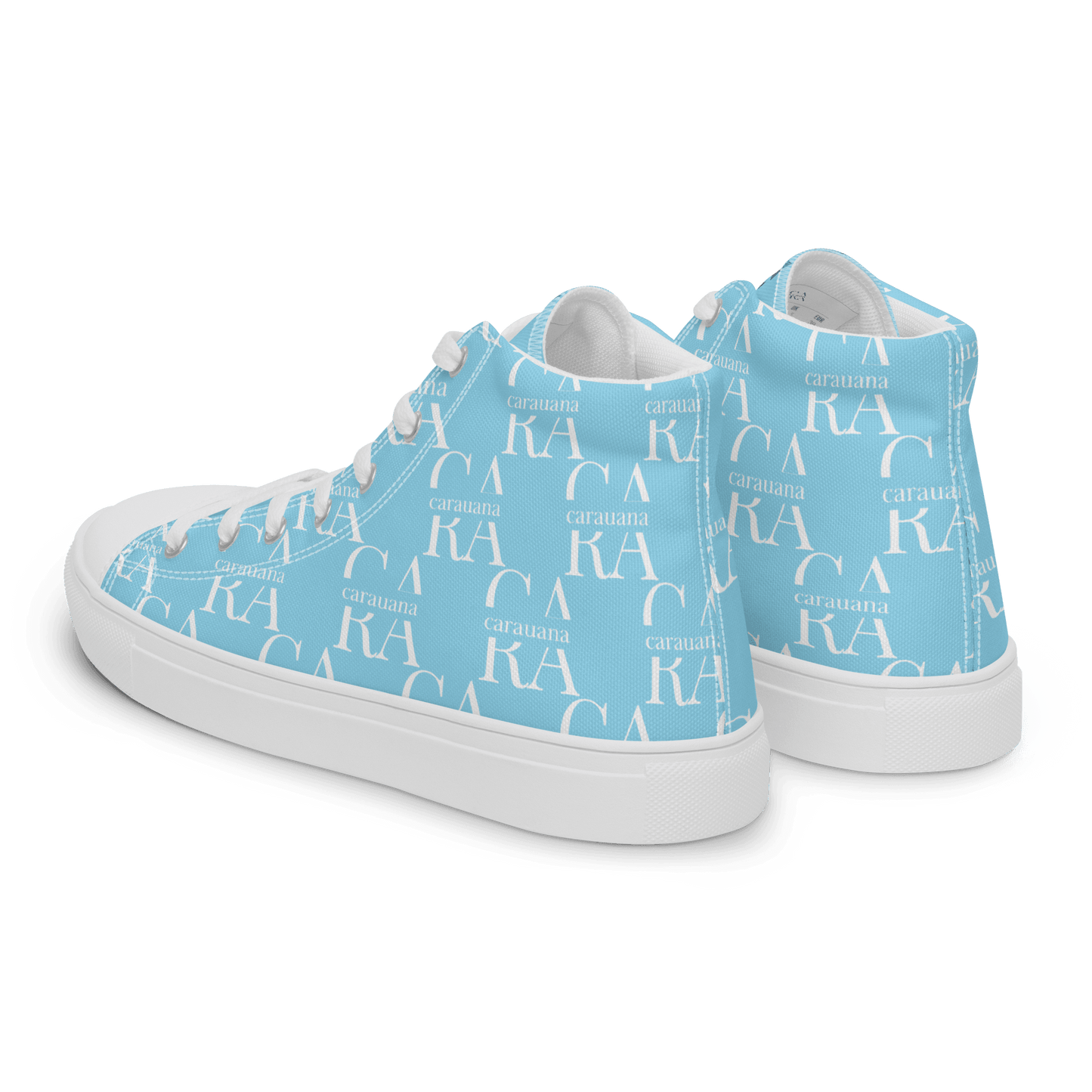 CARAUANA Hip Hop canvas shoes sky blue Branded Carauana Store