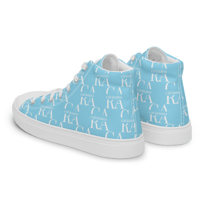 CARAUANA Hip Hop canvas shoes sky blue Branded Carauana Store