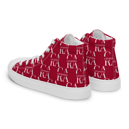 CARAUANA Hip Hop canvas shoes hot Red Branded Carauana Store