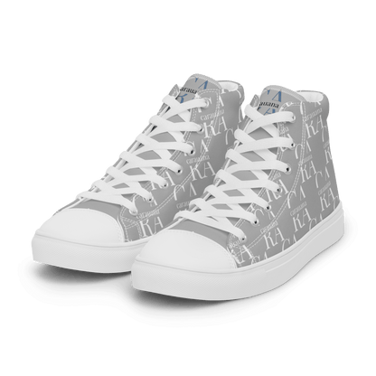 CARAUANA Hip Hop canvas shoes Grey Branded Carauana Store