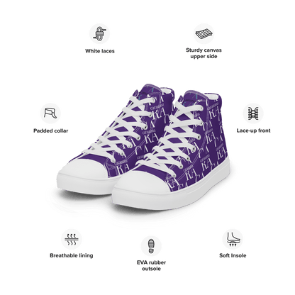 CARAUANA Hip Hop canvas shoes violet Branded Carauana Store
