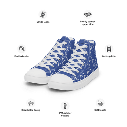 CARAUANA Hip Hop canvas shoes Blue Branded Carauana Store