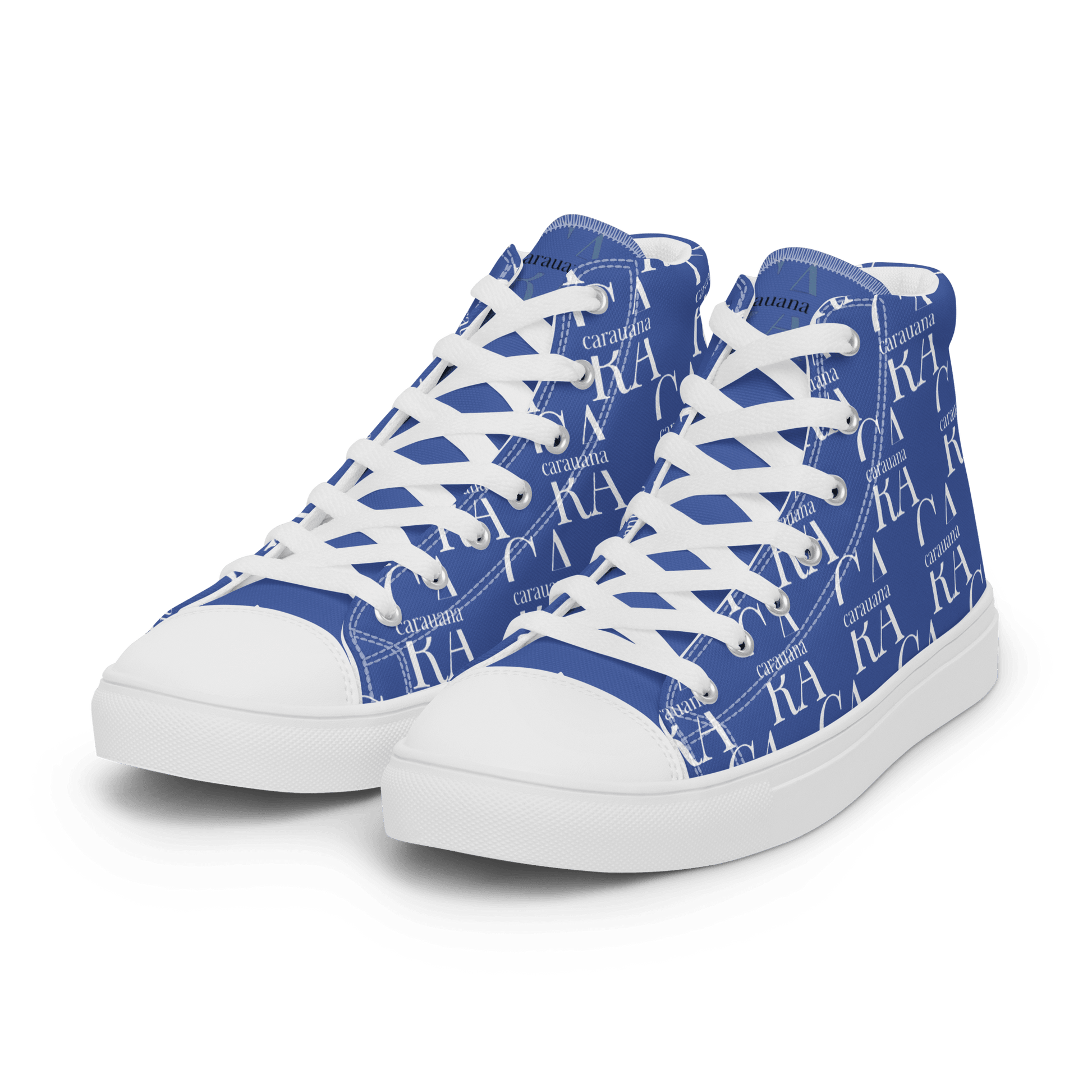 CARAUANA Hip Hop canvas shoes Blue Branded Carauana Store