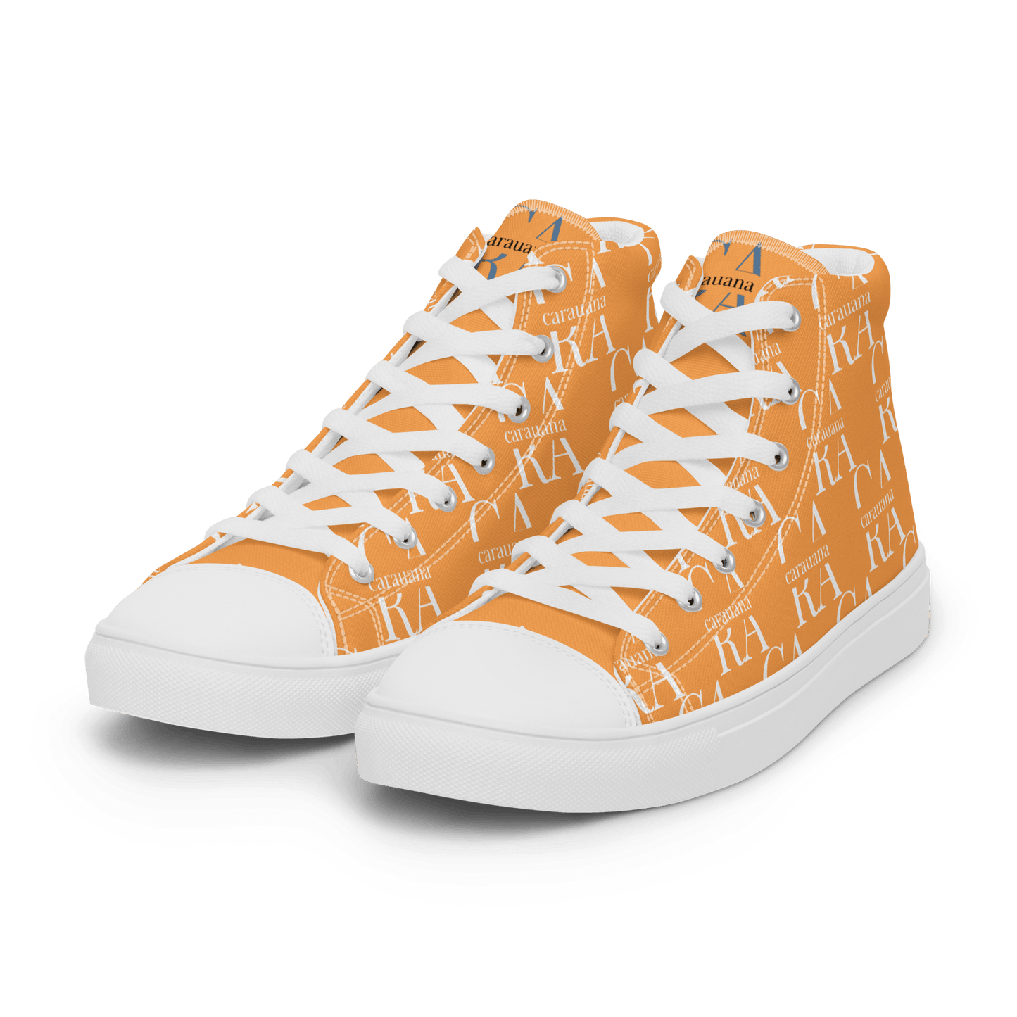 CARAUANA Hip Hop canvas shoes Orange Branded Carauana Store