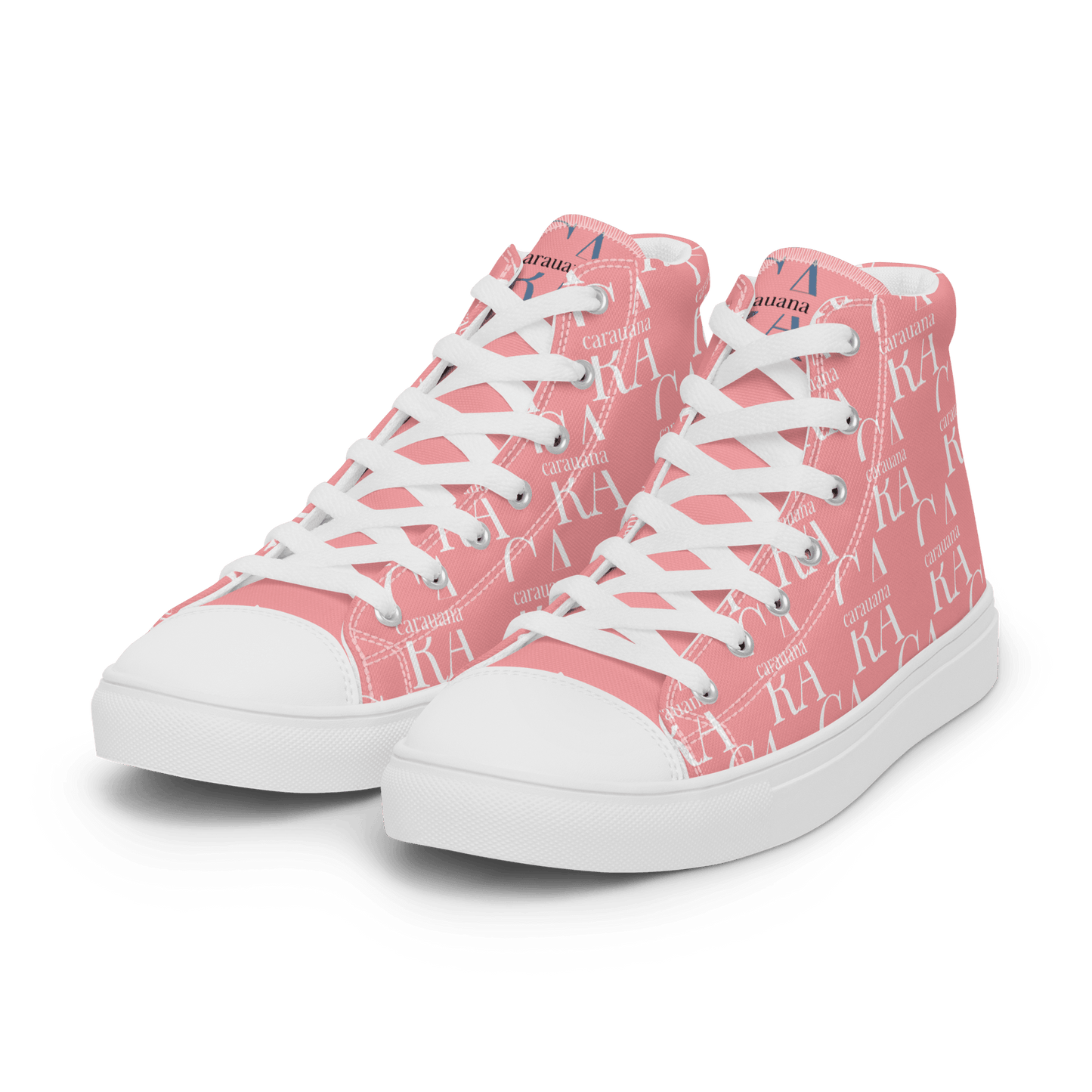 CARAUANA Hip Hop canvas shoes Pink Branded Carauana Store