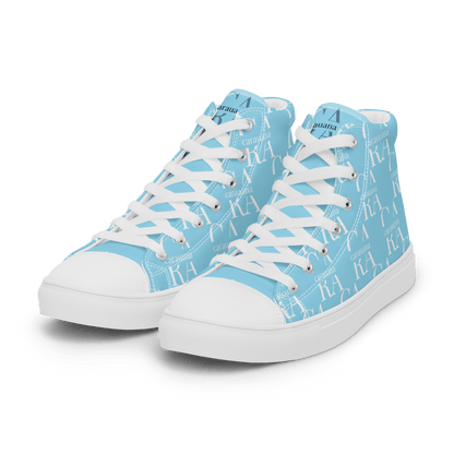 CARAUANA Hip Hop canvas shoes sky blue Branded Carauana Store