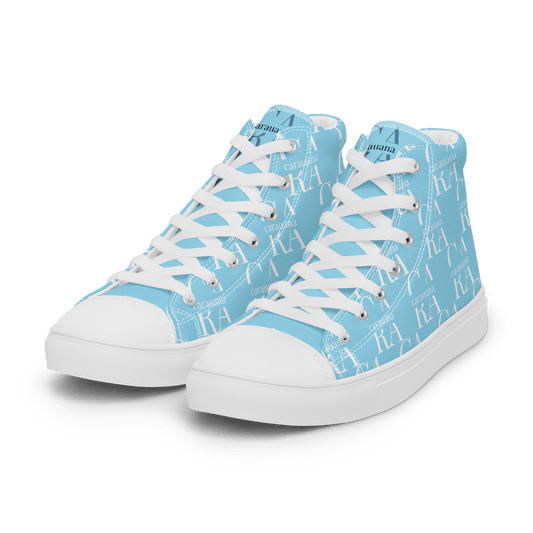 CARAUANA Hip Hop canvas shoes sky blue Branded Carauana Store