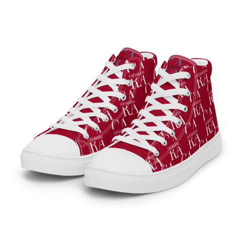 CARAUANA Hip Hop canvas shoes hot Red Branded