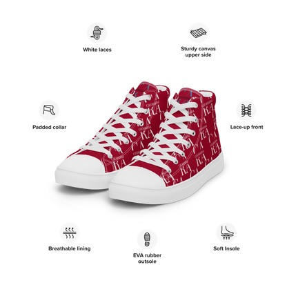 CARAUANA Hip Hop canvas shoes hot Red Branded Carauana Store