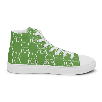 CARAUANA Hip Hop canvas shoes Green Branded Carauana Store