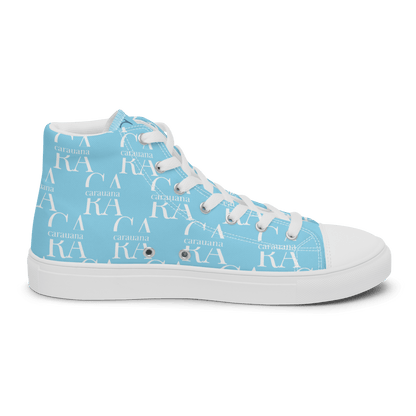 CARAUANA Hip Hop canvas shoes sky blue Branded Carauana Store