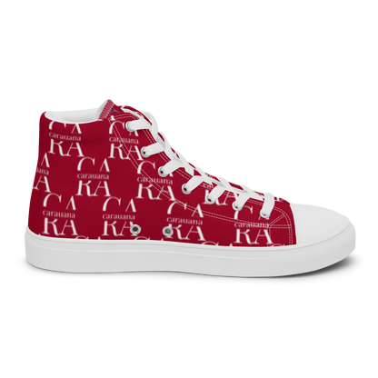 CARAUANA Hip Hop canvas shoes hot Red Branded Carauana Store