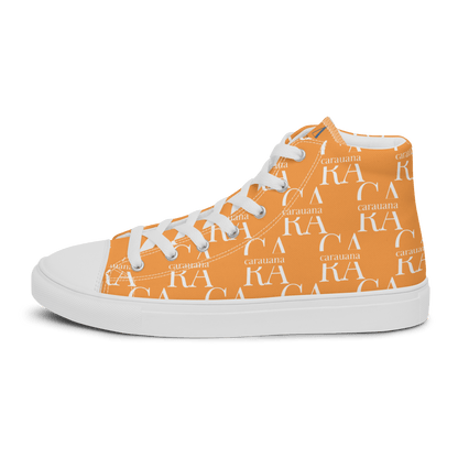 CARAUANA Hip Hop canvas shoes Orange Branded Carauana Store
