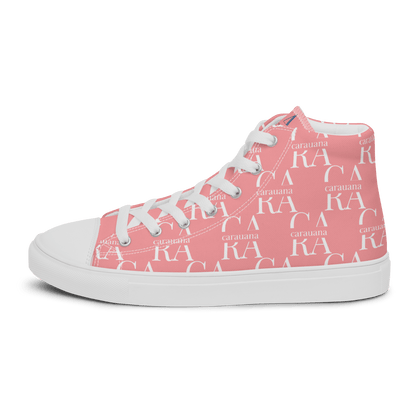 CARAUANA Hip Hop canvas shoes Pink Branded Carauana Store