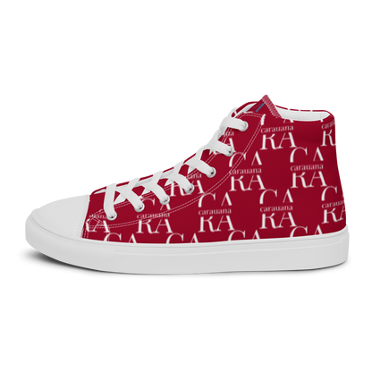 CARAUANA Hip Hop canvas shoes hot Red Branded Carauana Store