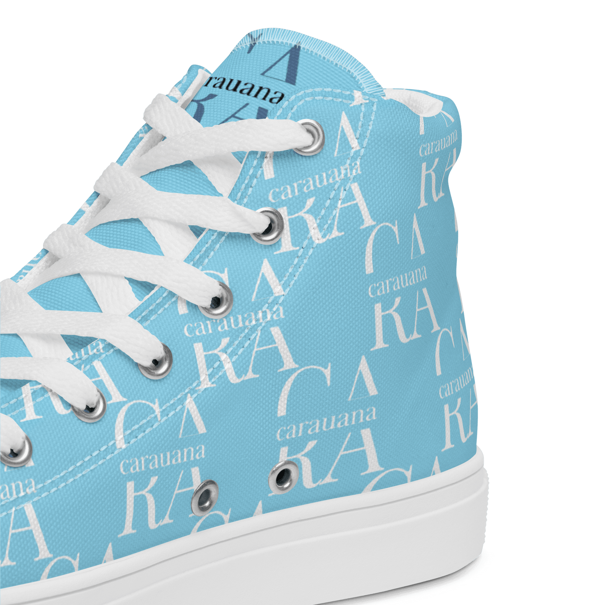 CARAUANA Hip Hop canvas shoes sky blue Branded Carauana Store