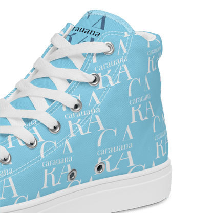 CARAUANA Hip Hop canvas shoes sky blue Branded Carauana Store