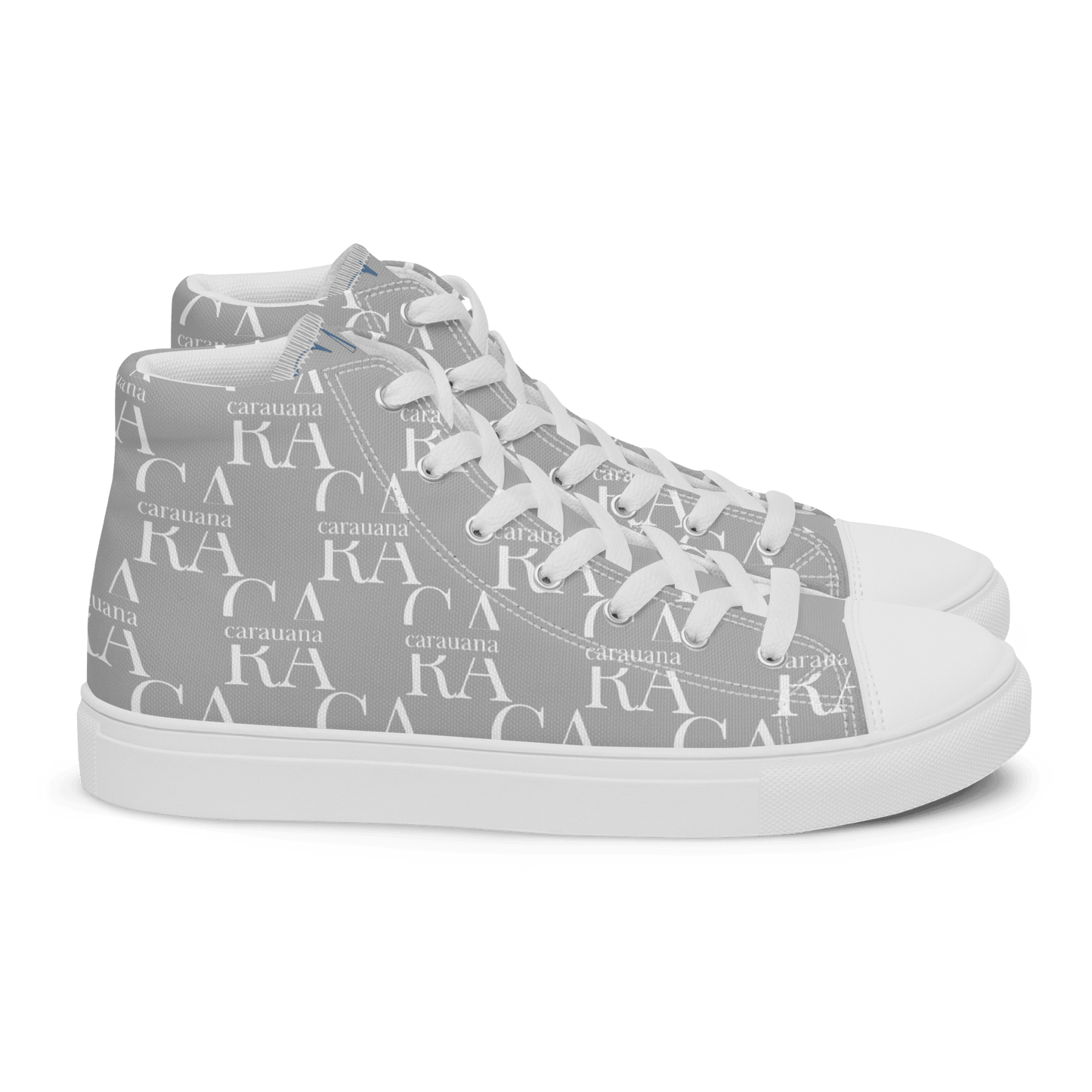 CARAUANA Hip Hop canvas shoes Grey Branded Carauana Store