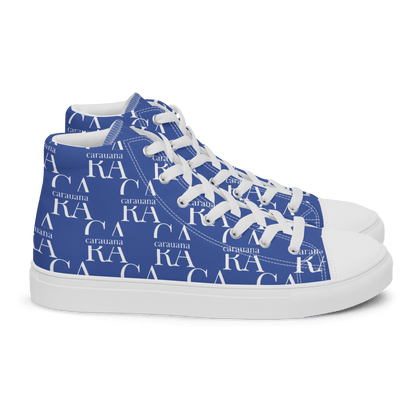 CARAUANA Hip Hop canvas shoes Blue Branded Carauana Store