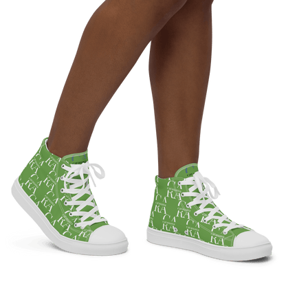 CARAUANA Hip Hop canvas shoes Green Branded Carauana Store