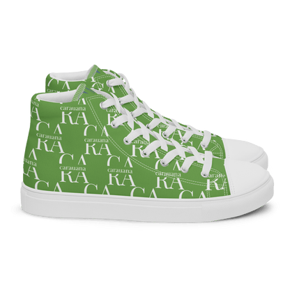 CARAUANA Hip Hop canvas shoes Green Branded Carauana Store
