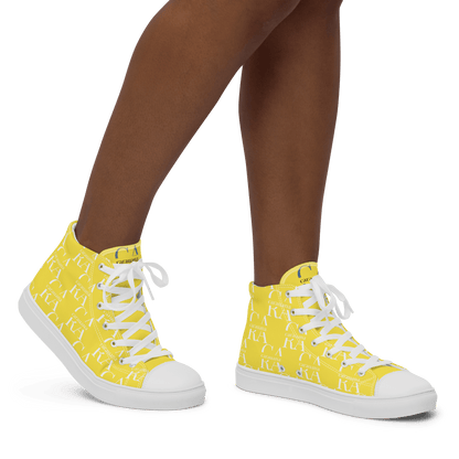 CARAUANA Hip Hop canvas shoes Yellow Branded Carauana Store