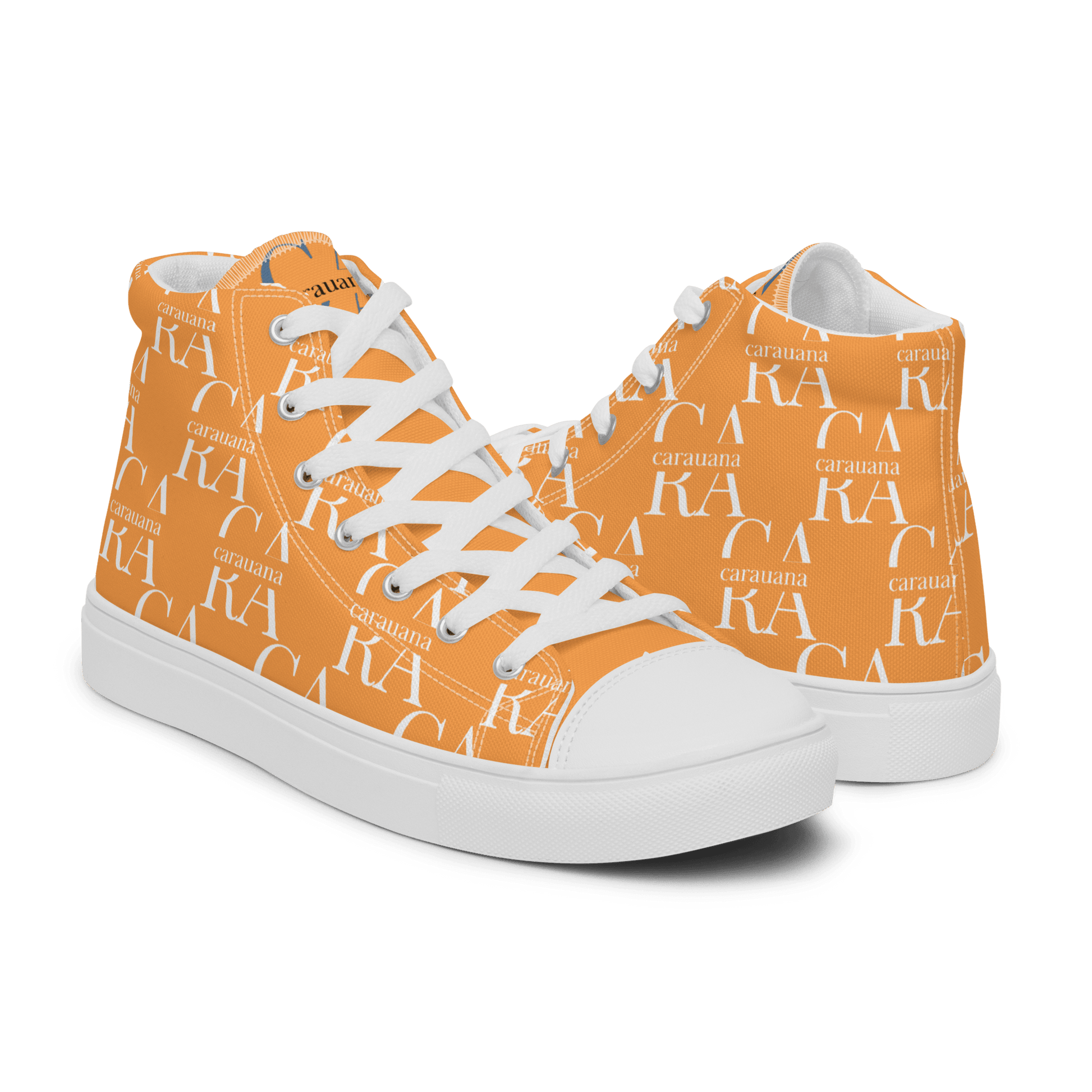 CARAUANA Hip Hop canvas shoes Orange Branded Carauana Store