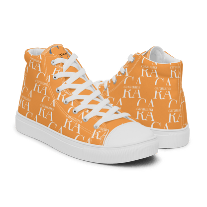 CARAUANA Hip Hop canvas shoes Orange Branded Carauana Store