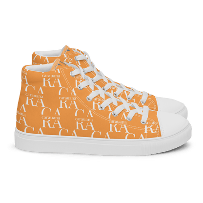 CARAUANA Hip Hop canvas shoes Orange Branded Carauana Store