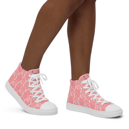CARAUANA Hip Hop canvas shoes Pink Branded Carauana Store