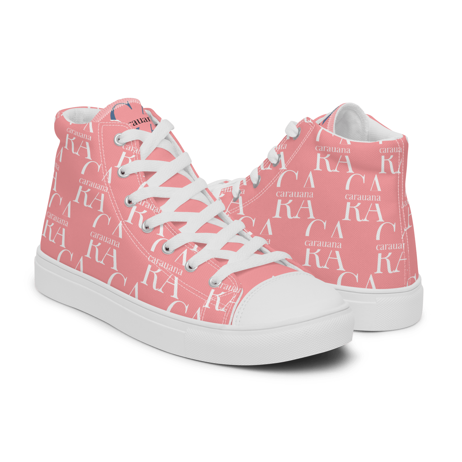 CARAUANA Hip Hop canvas shoes Pink Branded Carauana Store